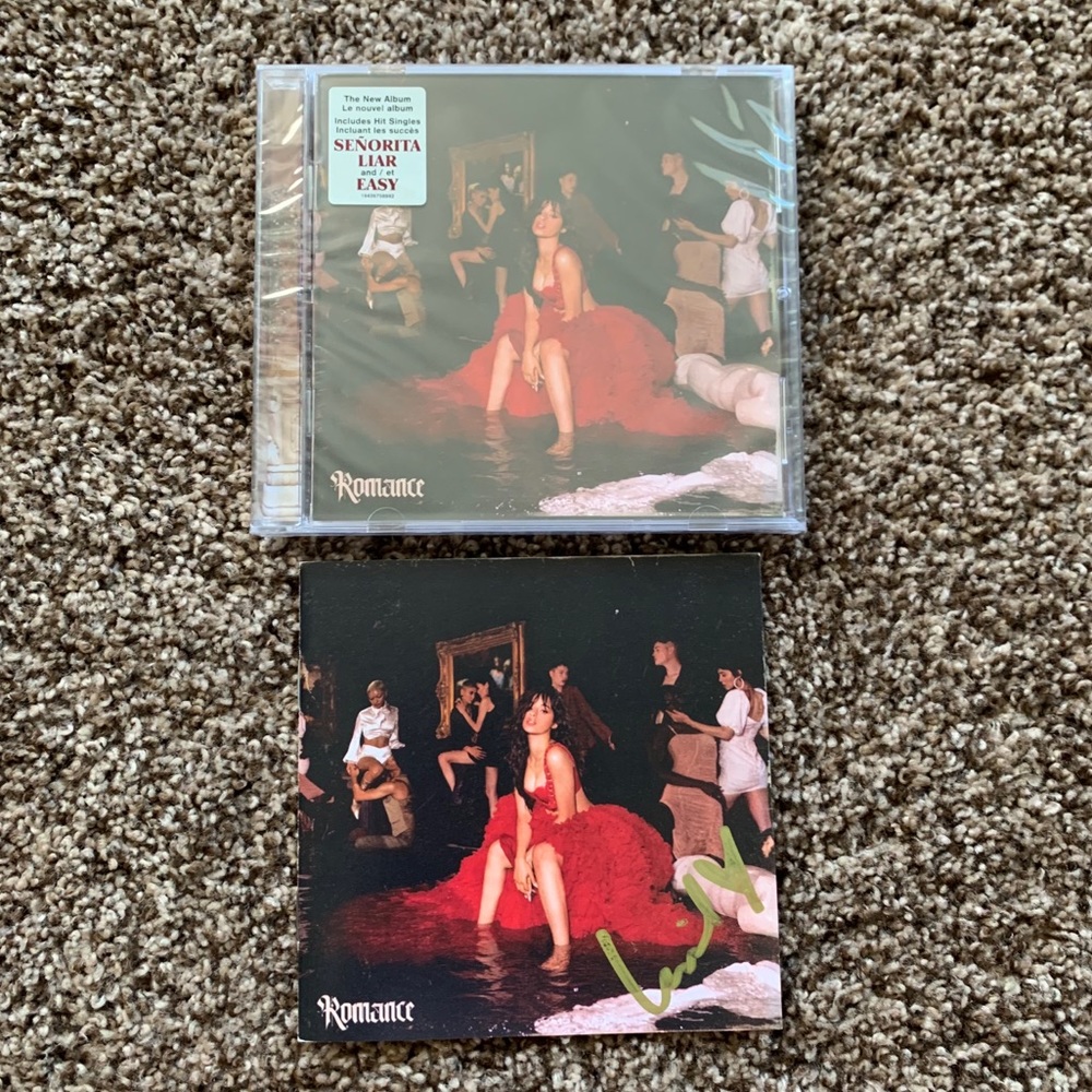 NEW Camila Cabello Signed Romance CD